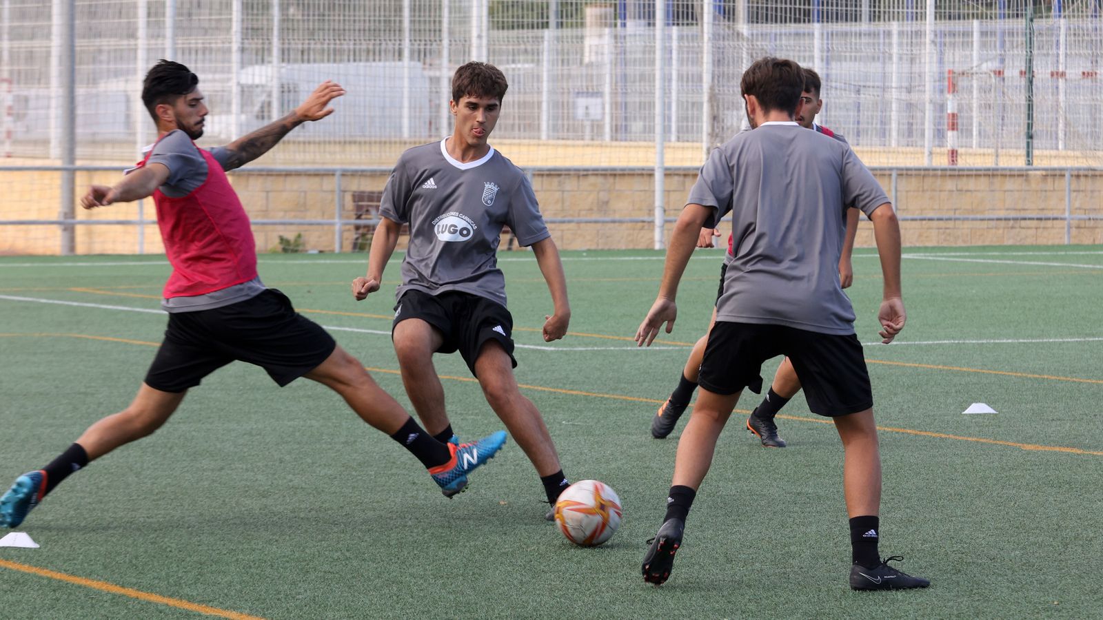 Entrenamiento del Xerez CD en la Granja
