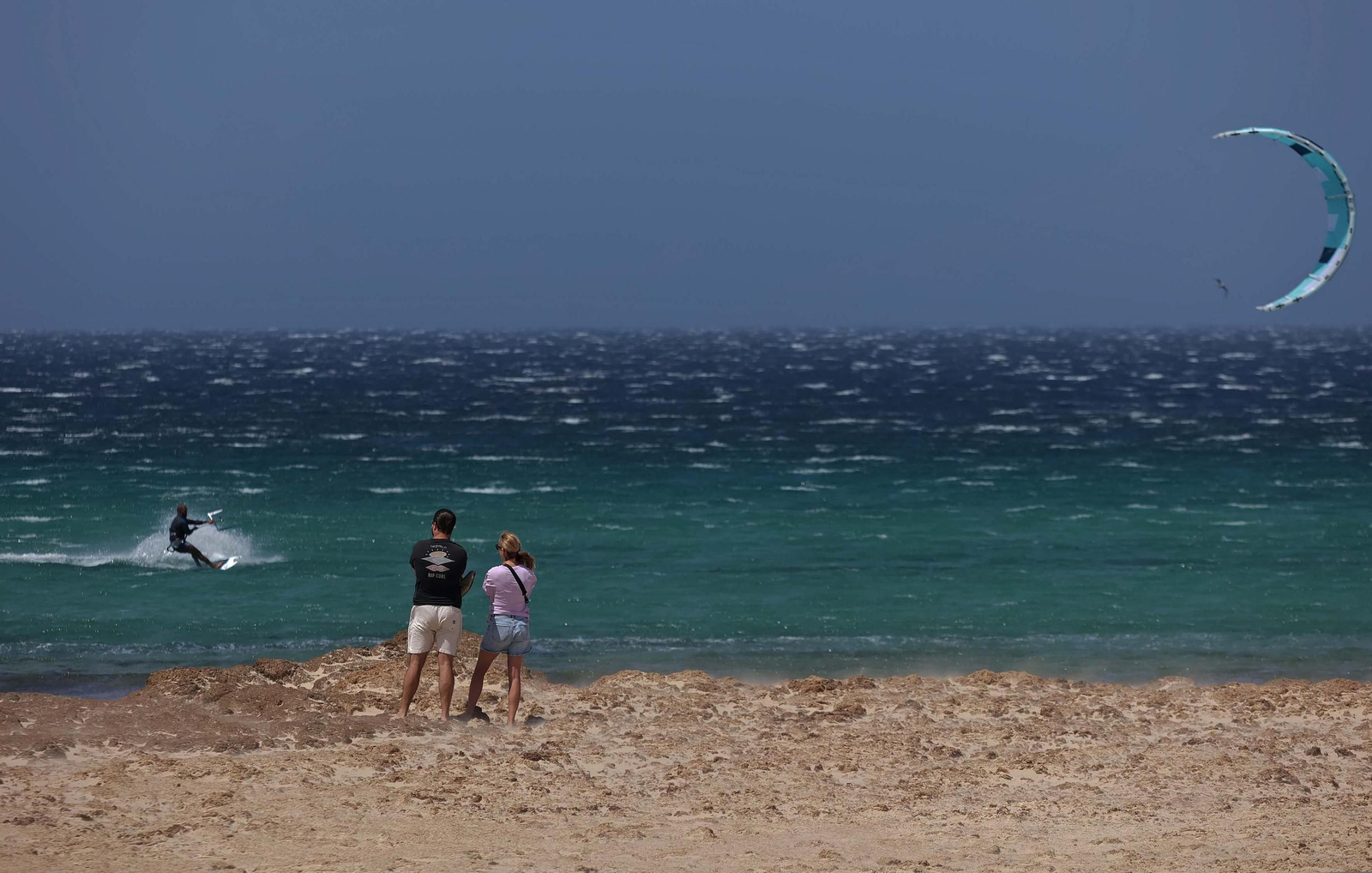 La playa de Los Lances, en Tarifa.