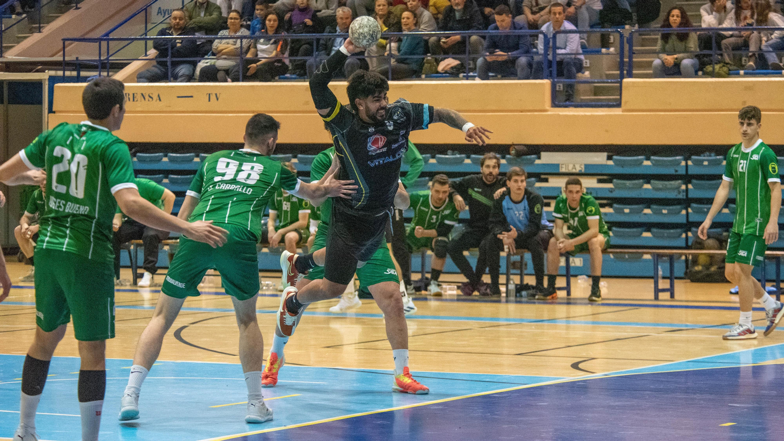 Las fos del BM Ciudad de Algeciras -BM Safa Madrid