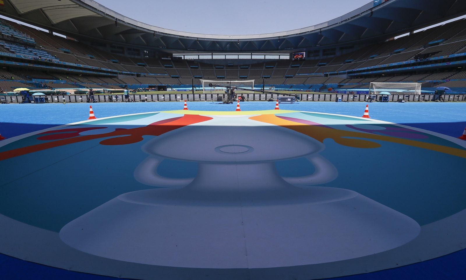 ¡Suecia entrena a las 14:30 en La Cartuja con 33 grados!