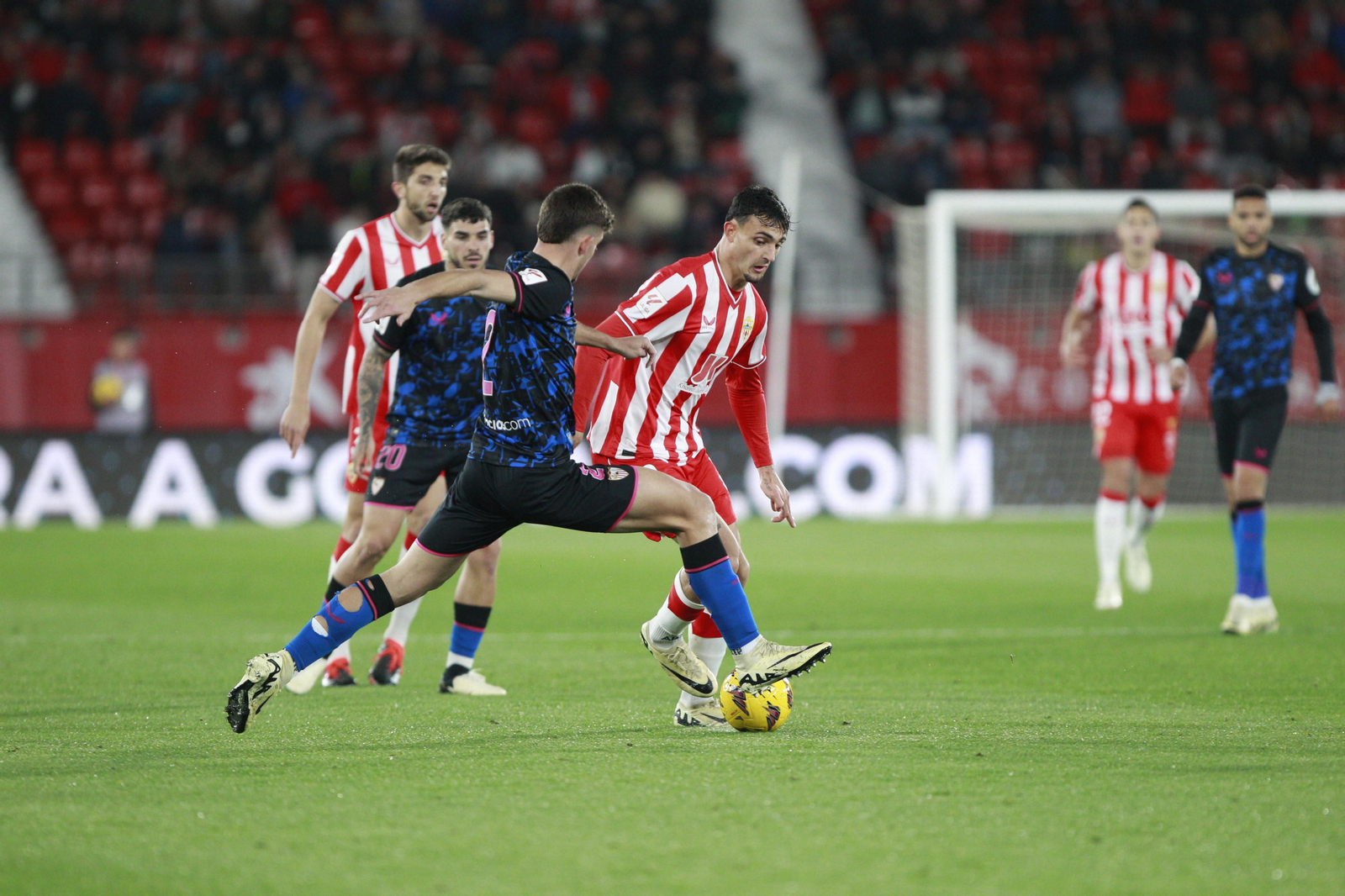 Las mejores imágenes del partido de fúbol U.D. Almería-Sevilla F.C.