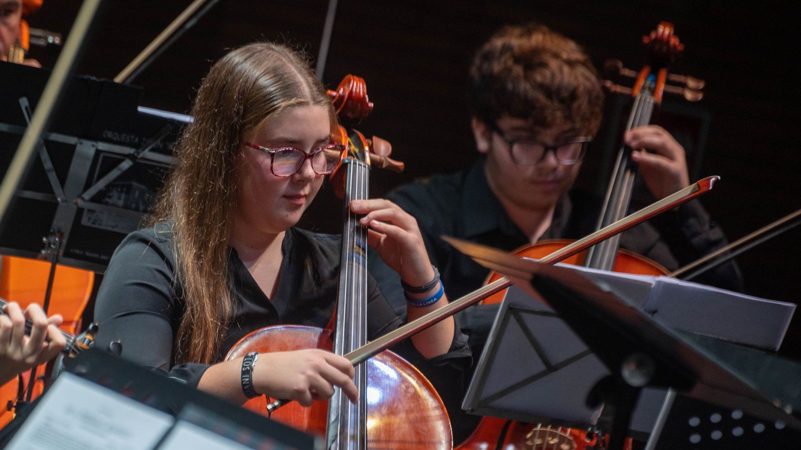 El concierto de la joven orquesta sinfónica de La Línea, en imágenes