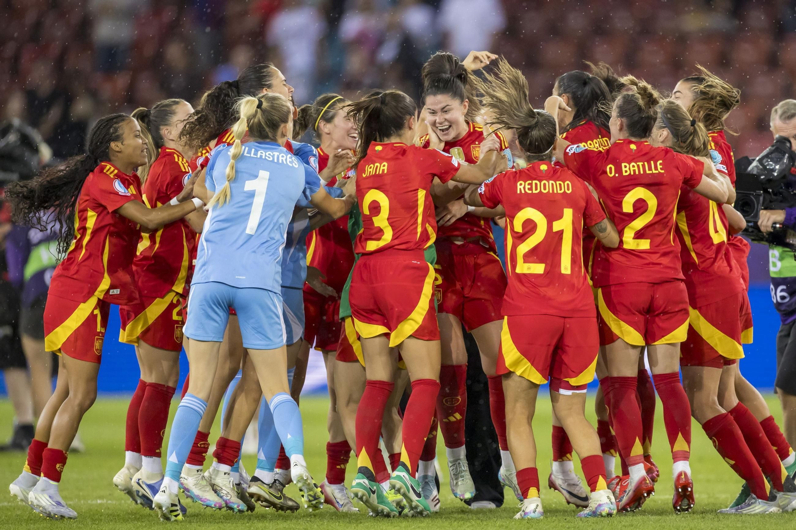 Las mejores imágenes del pase a la final de España ante Alemania en la Eurocopa femenina