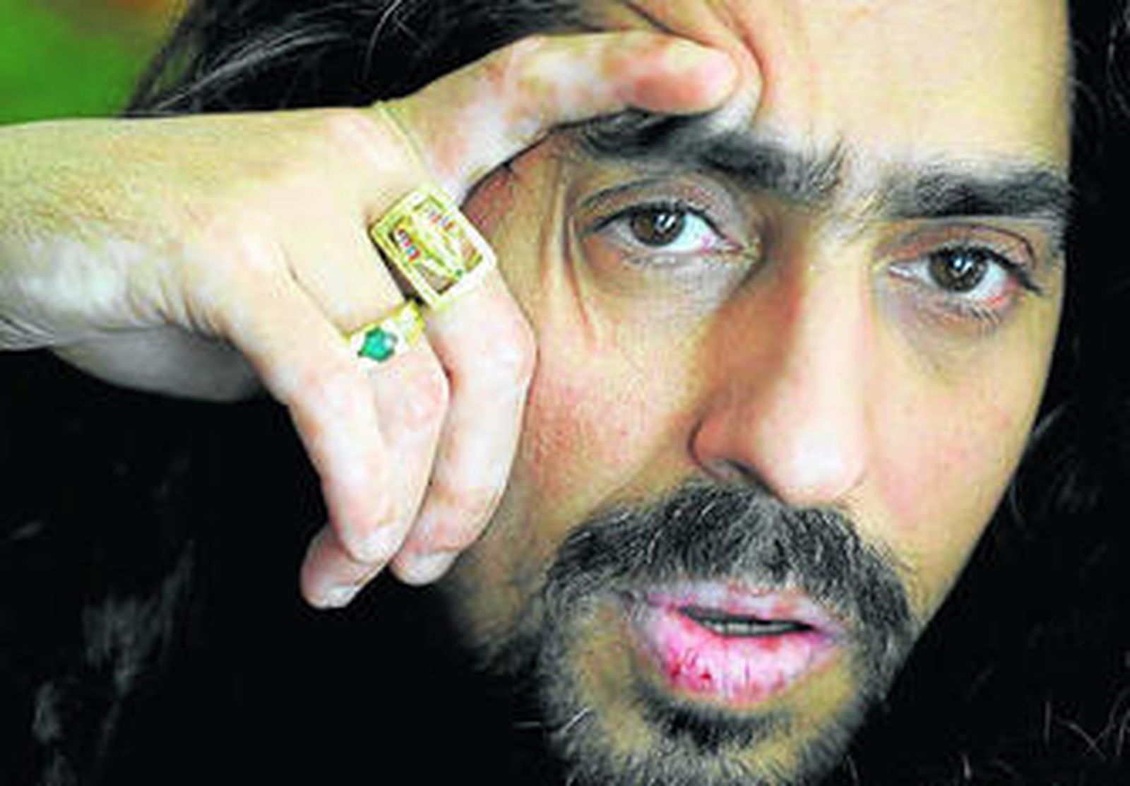 Diego 'El Cigala', ayer, en Valencia.