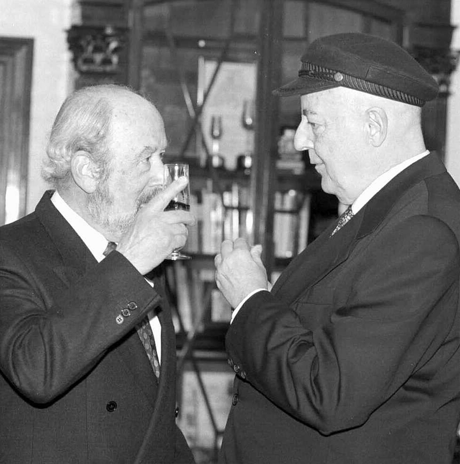 José Manuel Caballero Bonald y Fernando Quiñones.