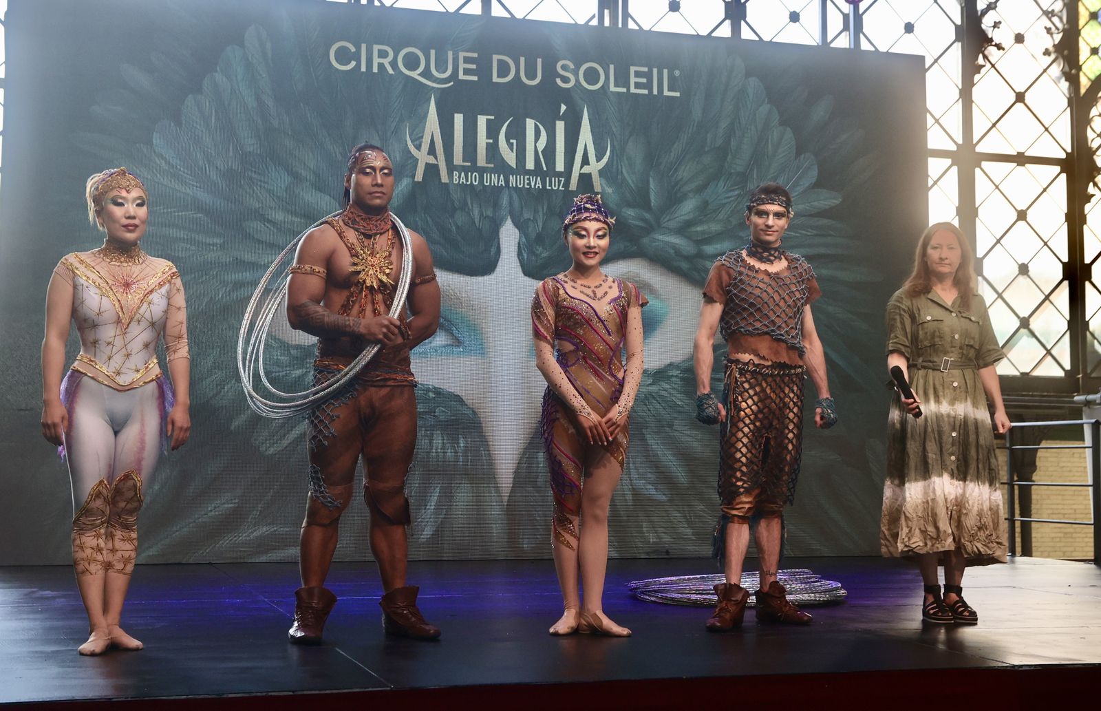 Presentación del espectáculo Alegría, del Circo del Sol
