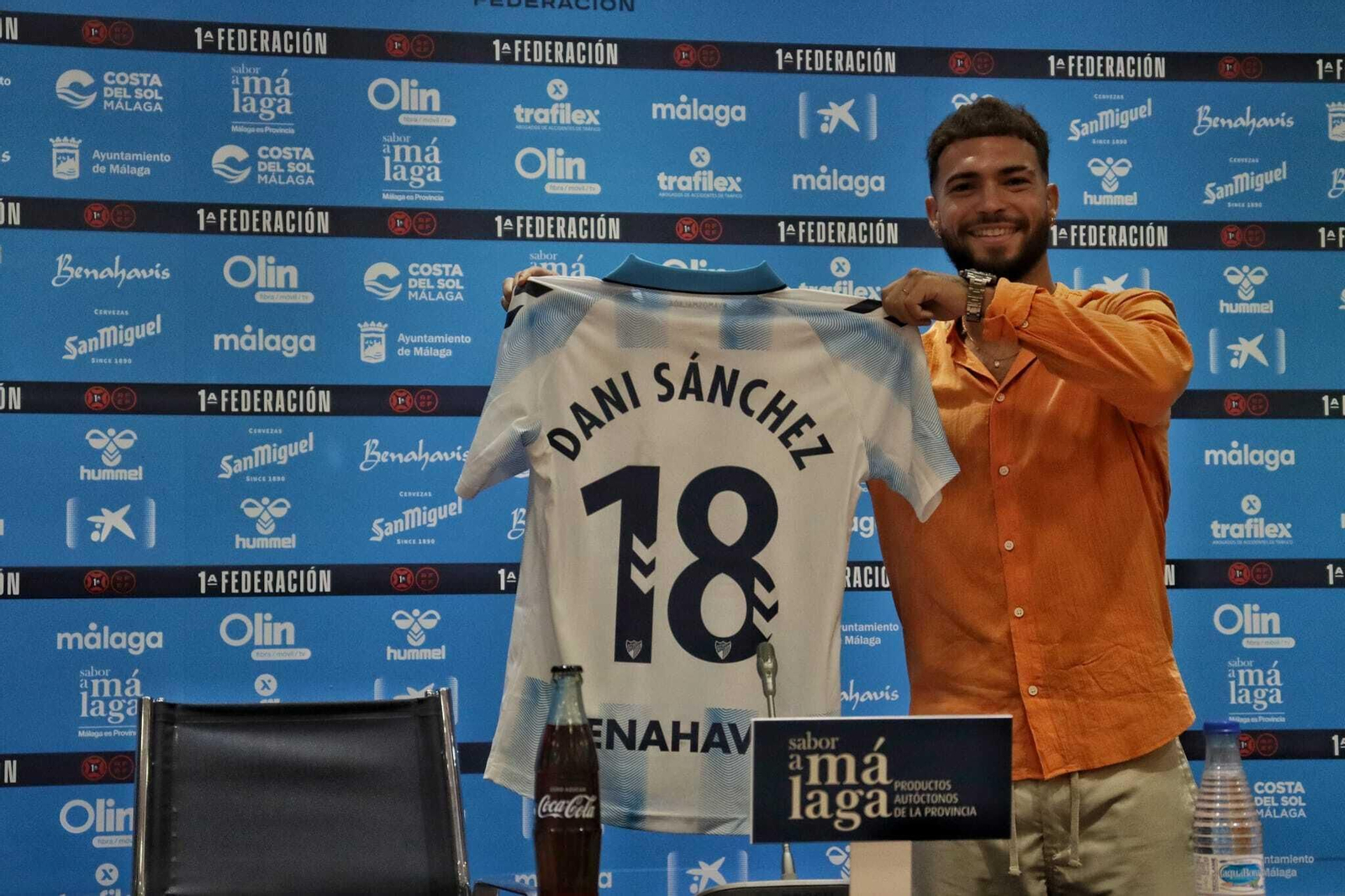 La presentación de Dani Sánchez, en imágenes