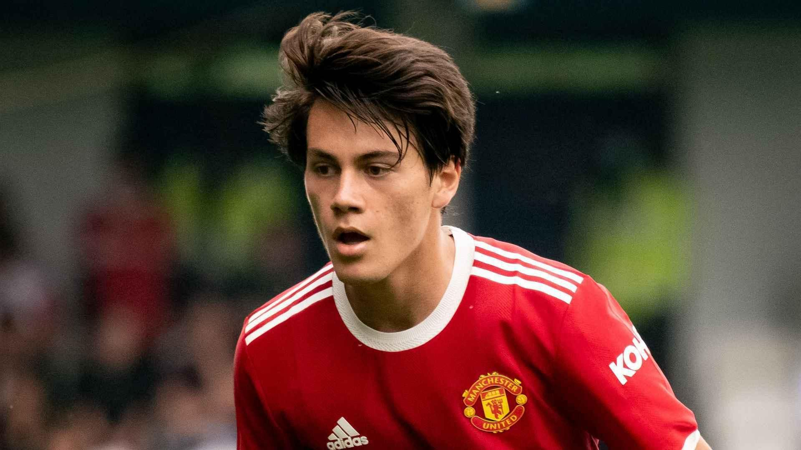 Facundo Pellistri, en acción con el United