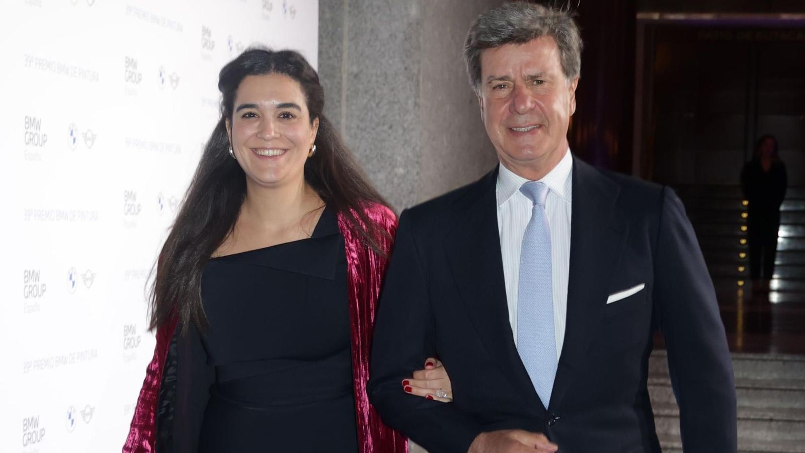 Bárbara Mirjan y Cayetano Martínez de Irujo en un acto el pasado noviembre