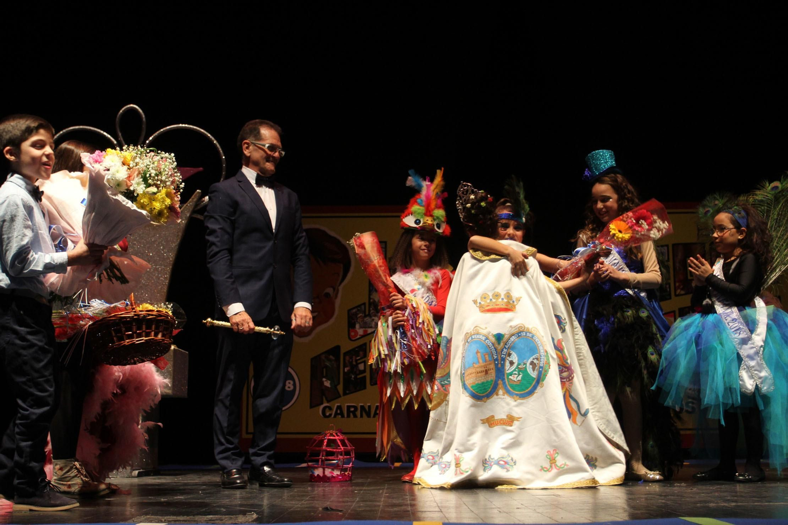 Gala de la coronación de  la choquera mayor e infantil del Carnaval Colombino 2018