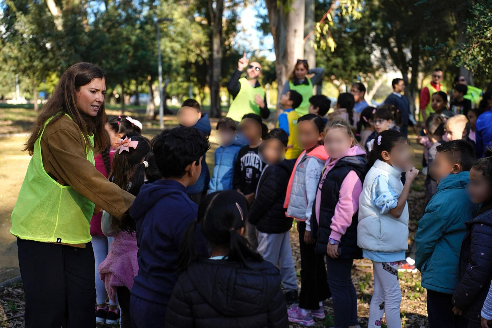 Las fotos del simulacro de maremoto en el colegio Virgen del Mar en Algeciras