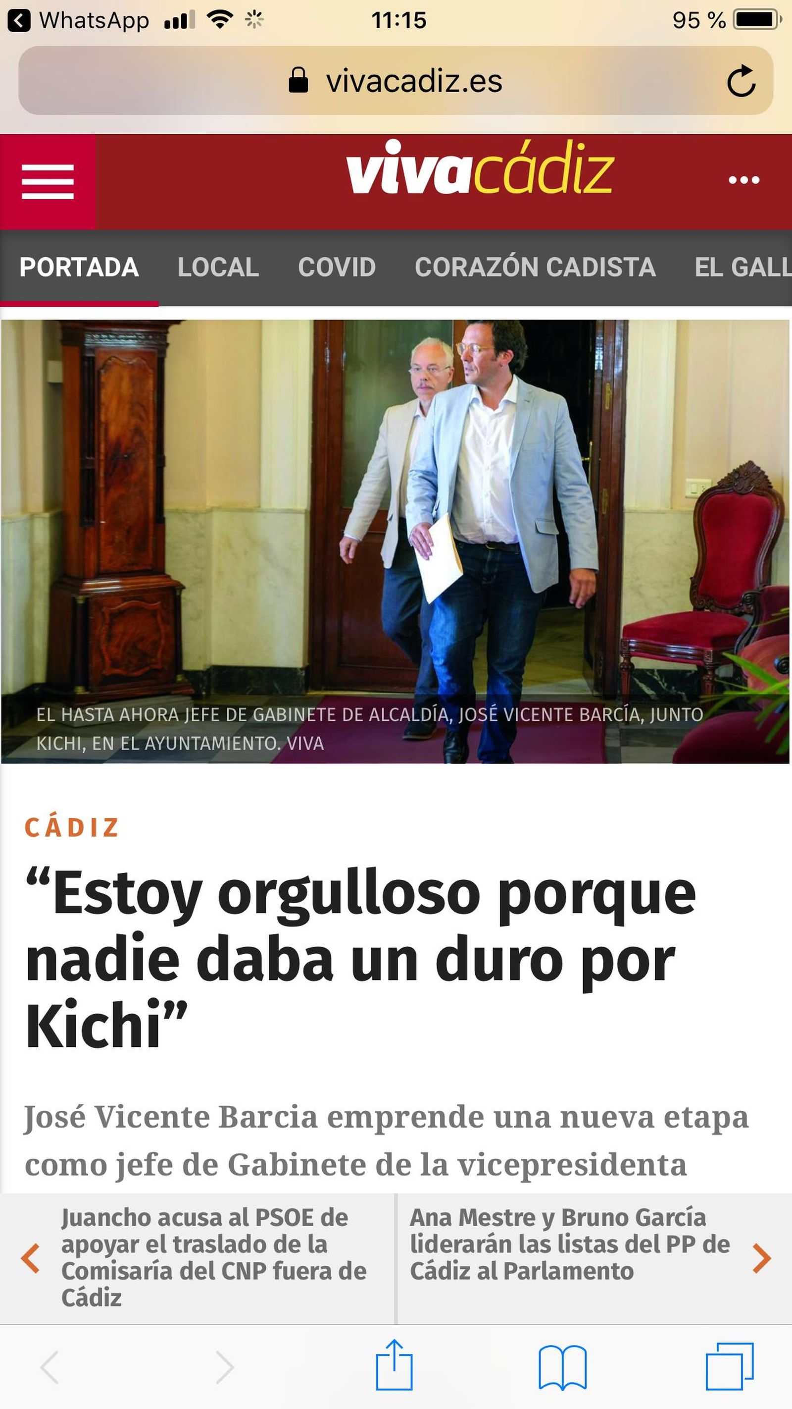 La mente preclara que ha perdido Cádiz