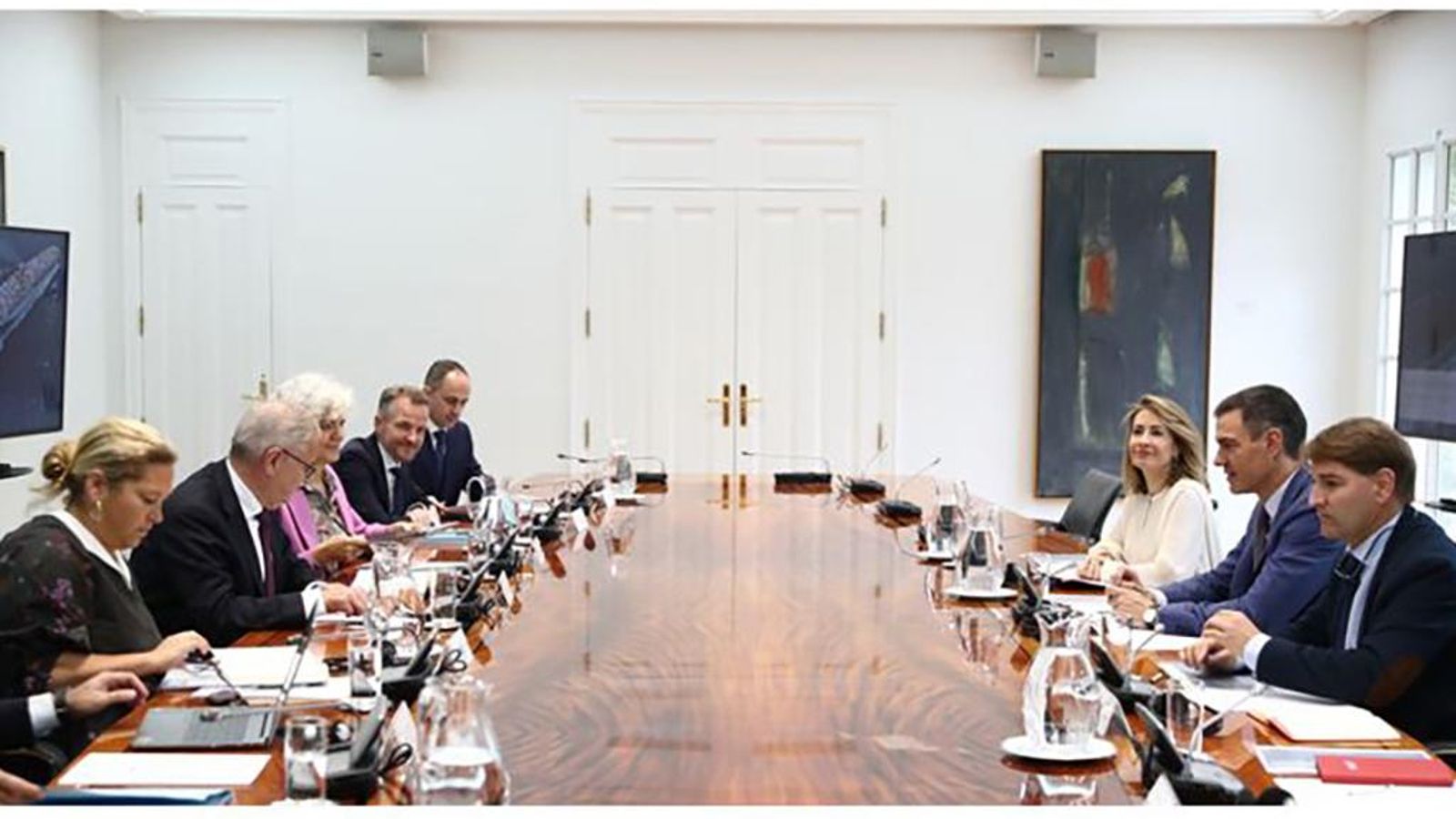 Pedro Sánchez mantiene un encuentro con el consejero delegado de A.P. Moller - Maersk, Søren Skou Pedro Sánchez mantiene un encuentro con el consejero delegado de A.P. Moller - Maersk, Søren Skou