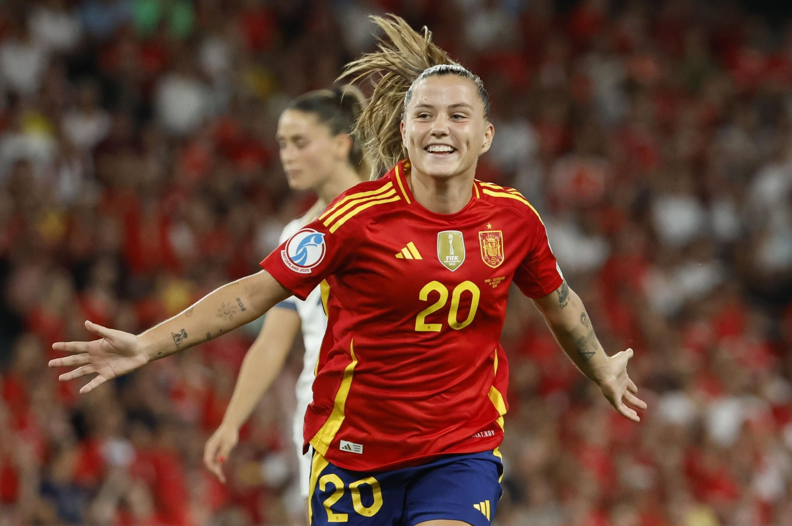 Las mejores fotos del España-Suiza en la Eurocopa femenina