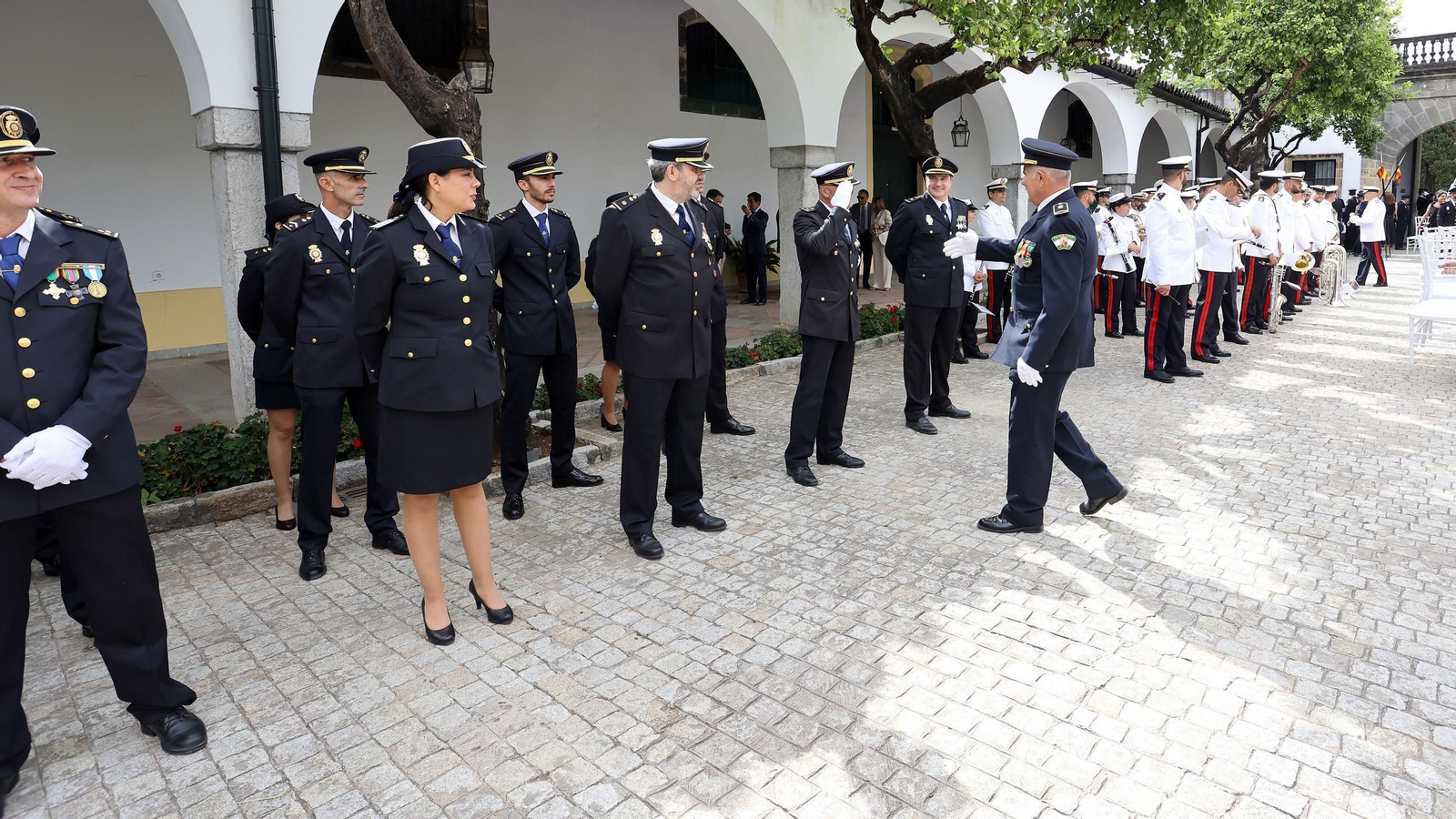 Imágenes del Día de la Policía Nacional en las Bodegas Fundador de Jerez