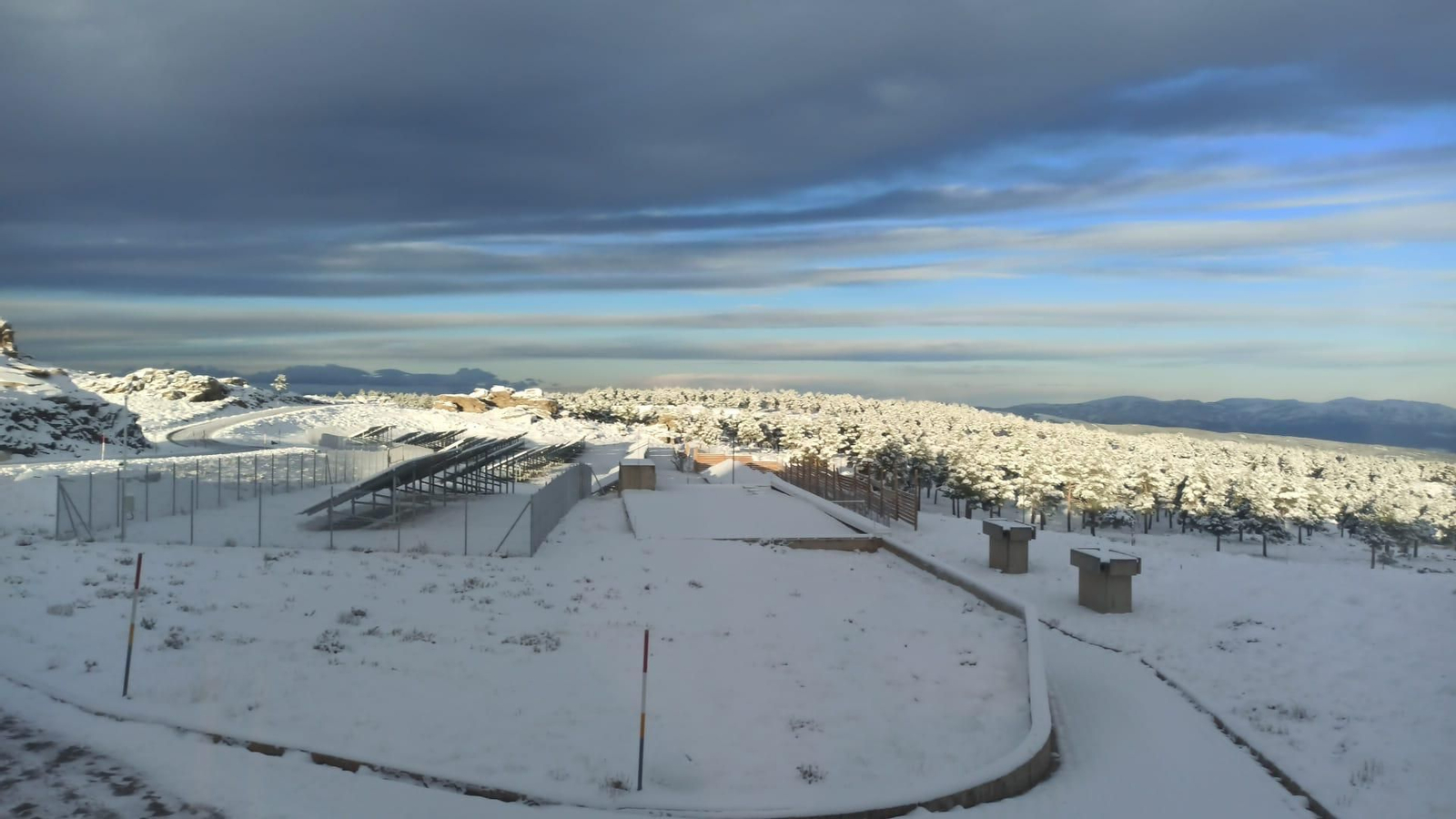 La nevada en Calar Alto