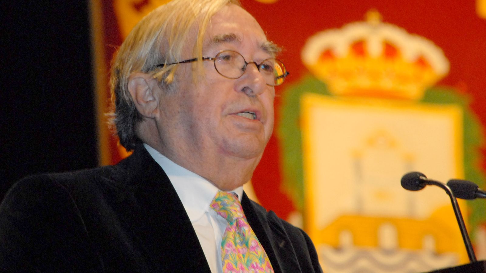 Pepe Oneto, durante un homenaje recibido en San Fernando en 2013.