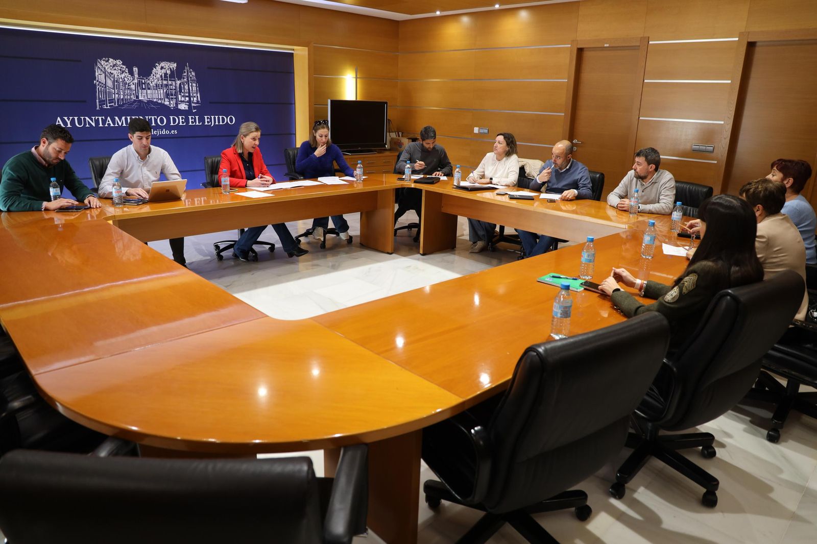 Consejo rector del Instituto Municipal de Deportes de El Ejido celebrado este miércoles.