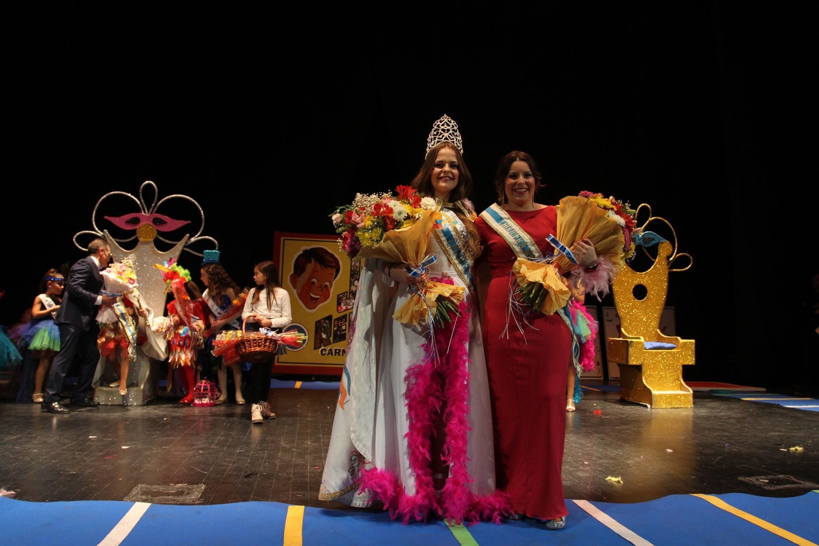 Gala de la coronación de  la choquera mayor e infantil del Carnaval Colombino 2018