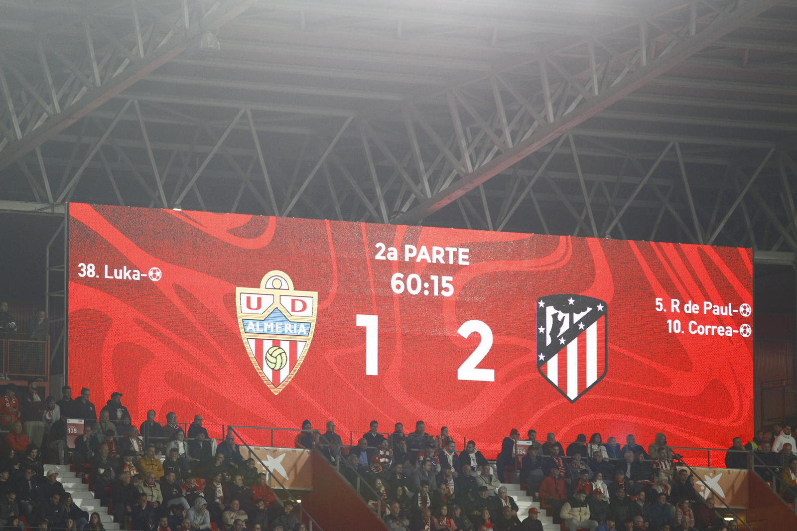 Las mejores imágenes del partido U.D. Almería-Atlético de Madrid