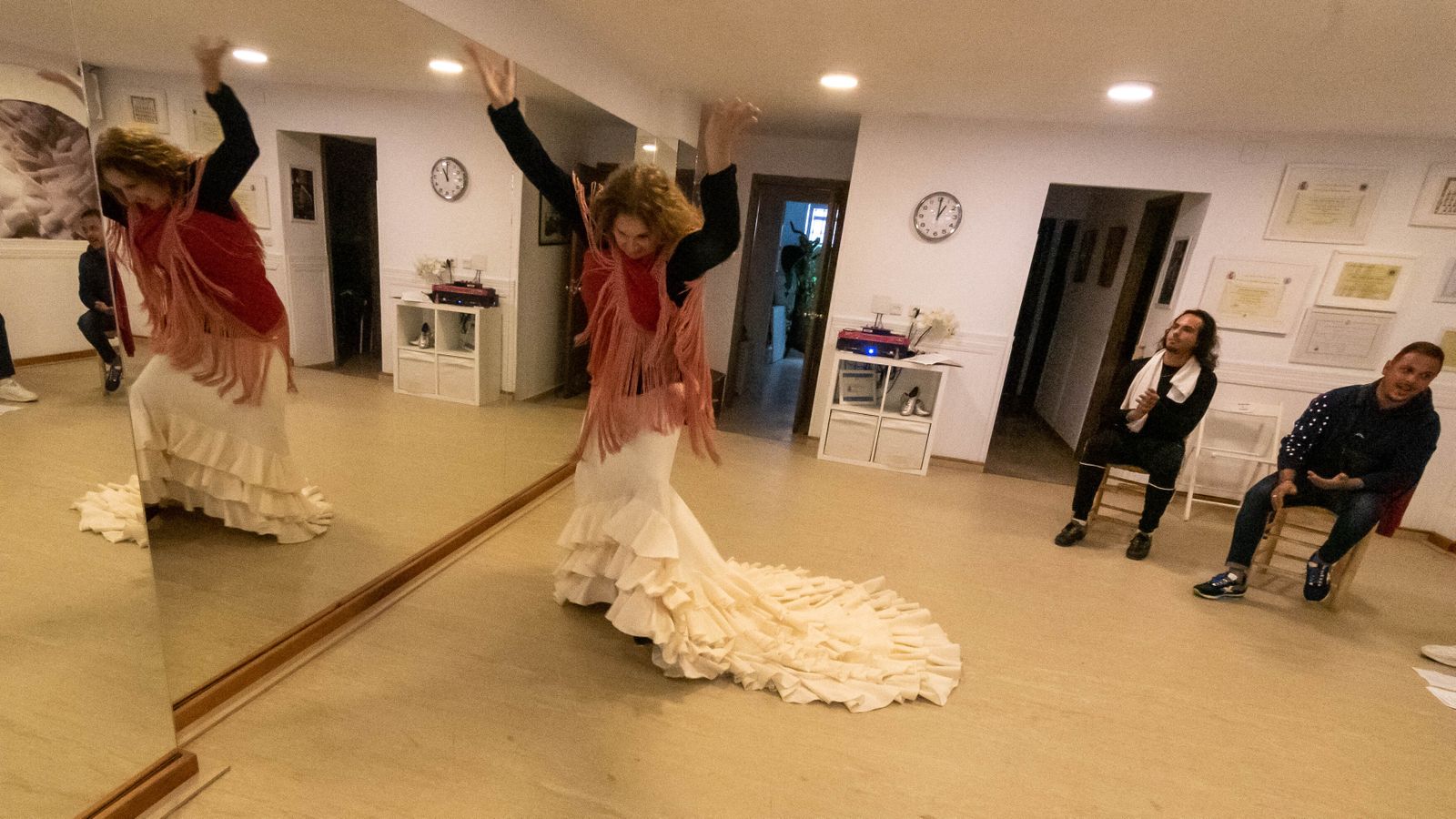 Las fotos del ensayo del ultimo espectaculo de Mónika Bellido