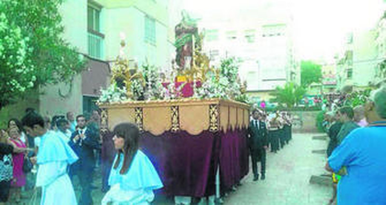 La imagen saldrá en procesión el próximo martes 2 de agosto, Festividad de Los Ángeles, tras la Eucaristía de las 20:00 horas.