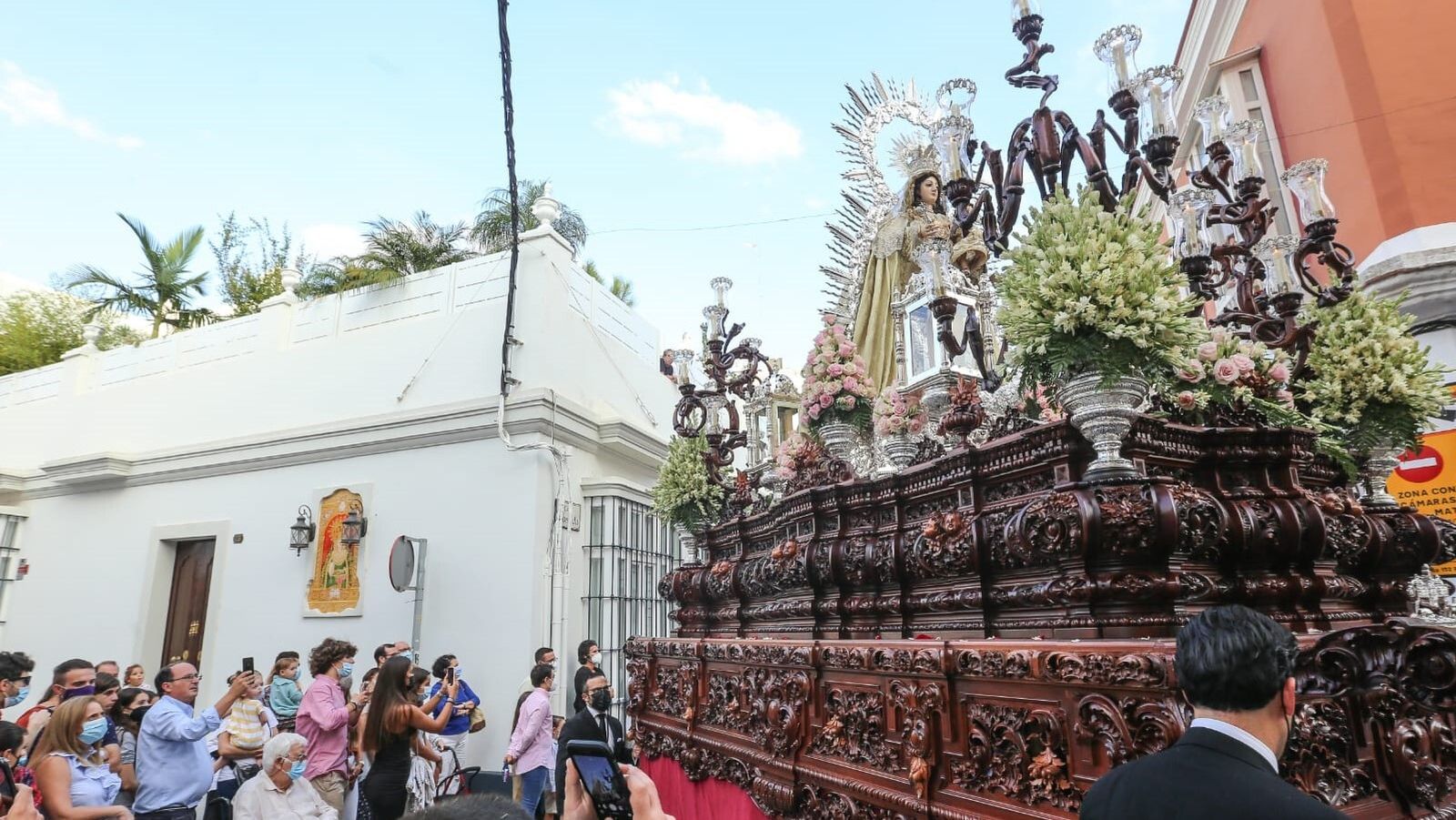 Imágenes de la procesión de la Virgen de las Mercedes en San Fernando