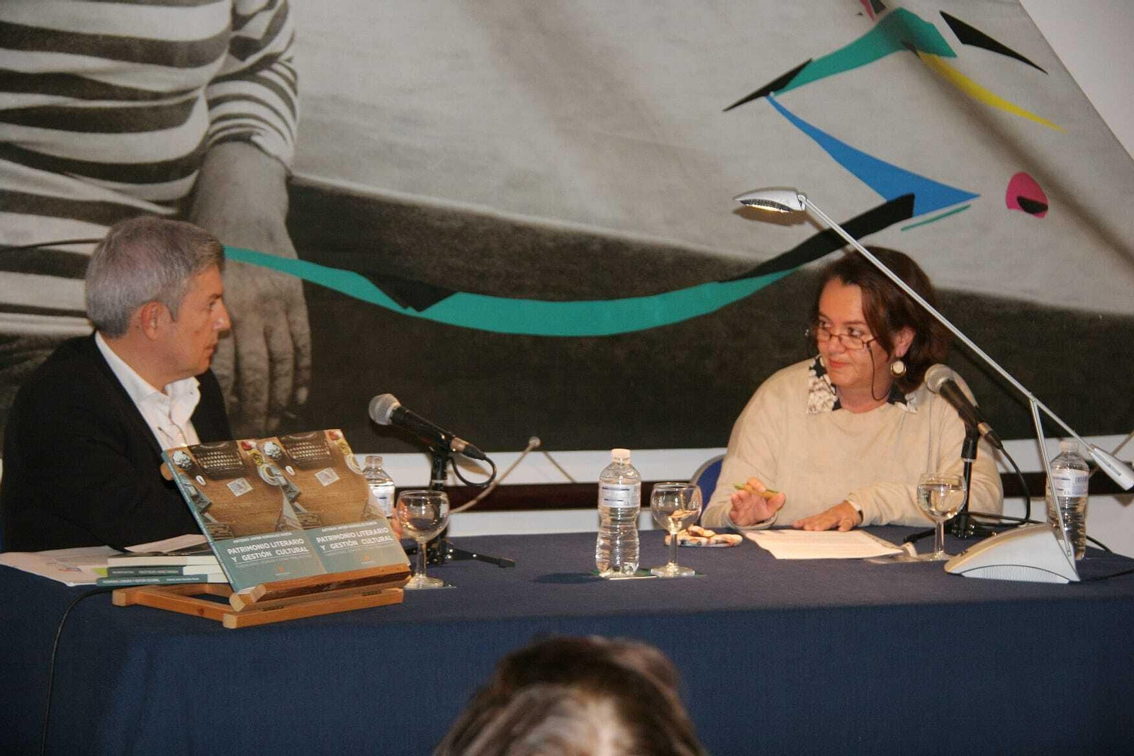 Antonio Javier González, durante la entrevista que mantuvo con la periodista Teresa Almendros.
