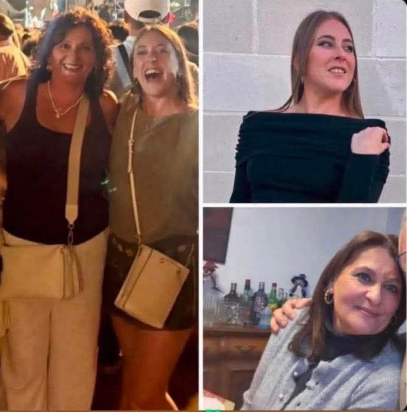 Las vecinas de Isla Cristina fallecidas en el accidente ferroviario.