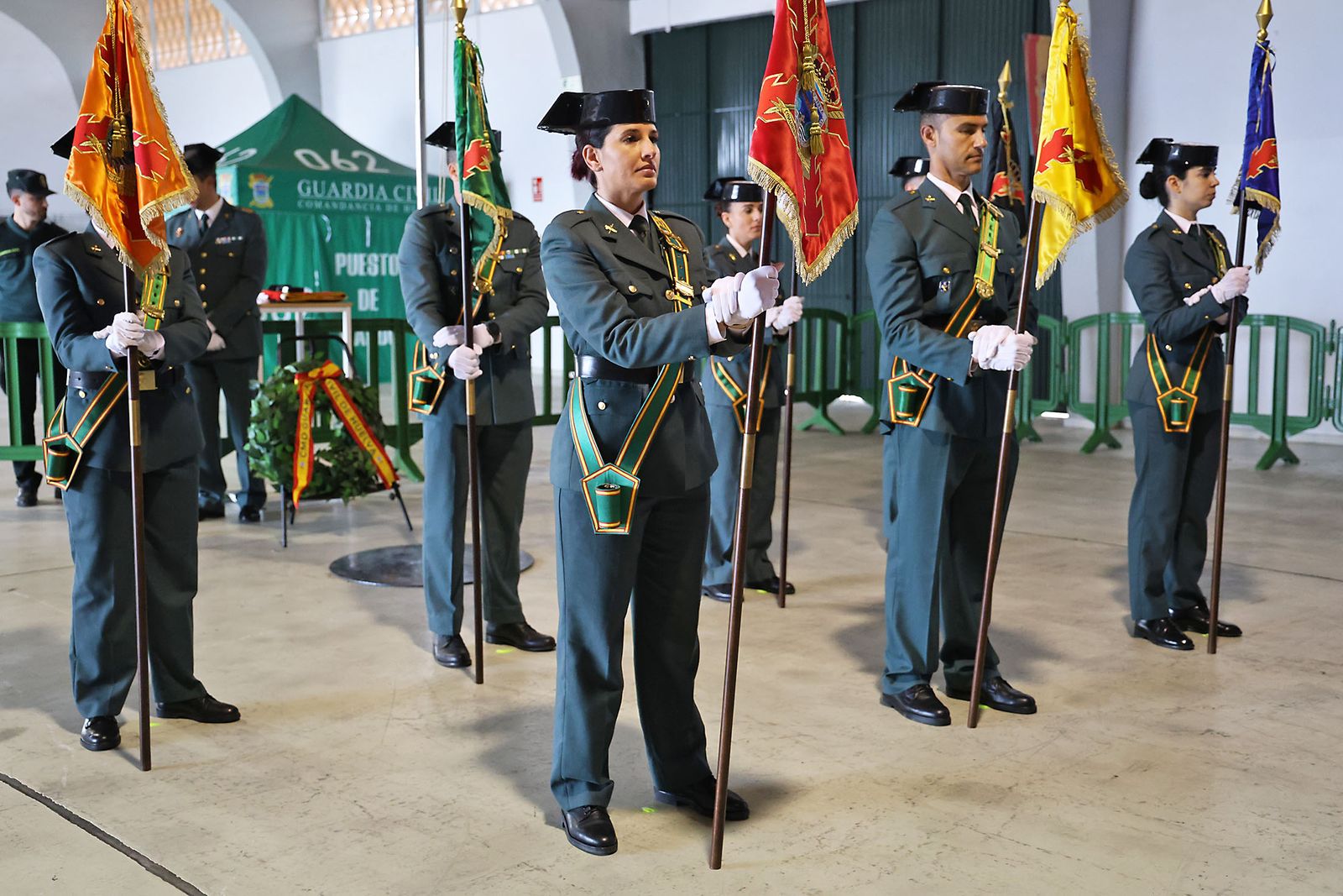 Imágenes de la jura del cargo de Julio Serrano Checa como Jefe de la Comandancia de la Guardia Civil de Huelva