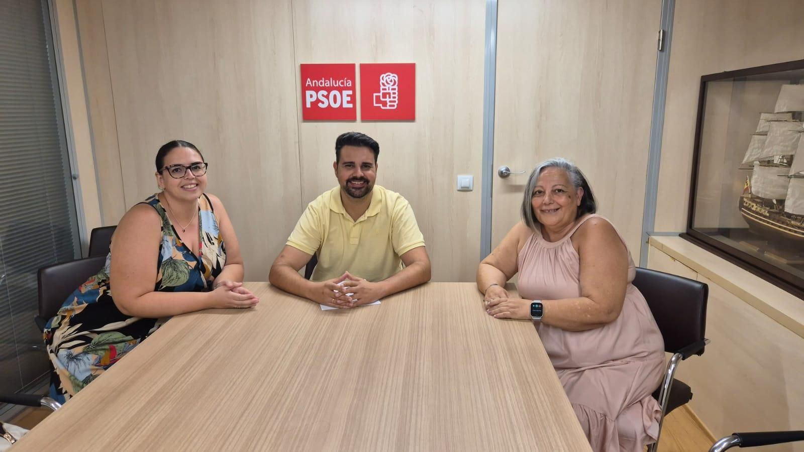 Reunion en la sede del PSOE Almeria.