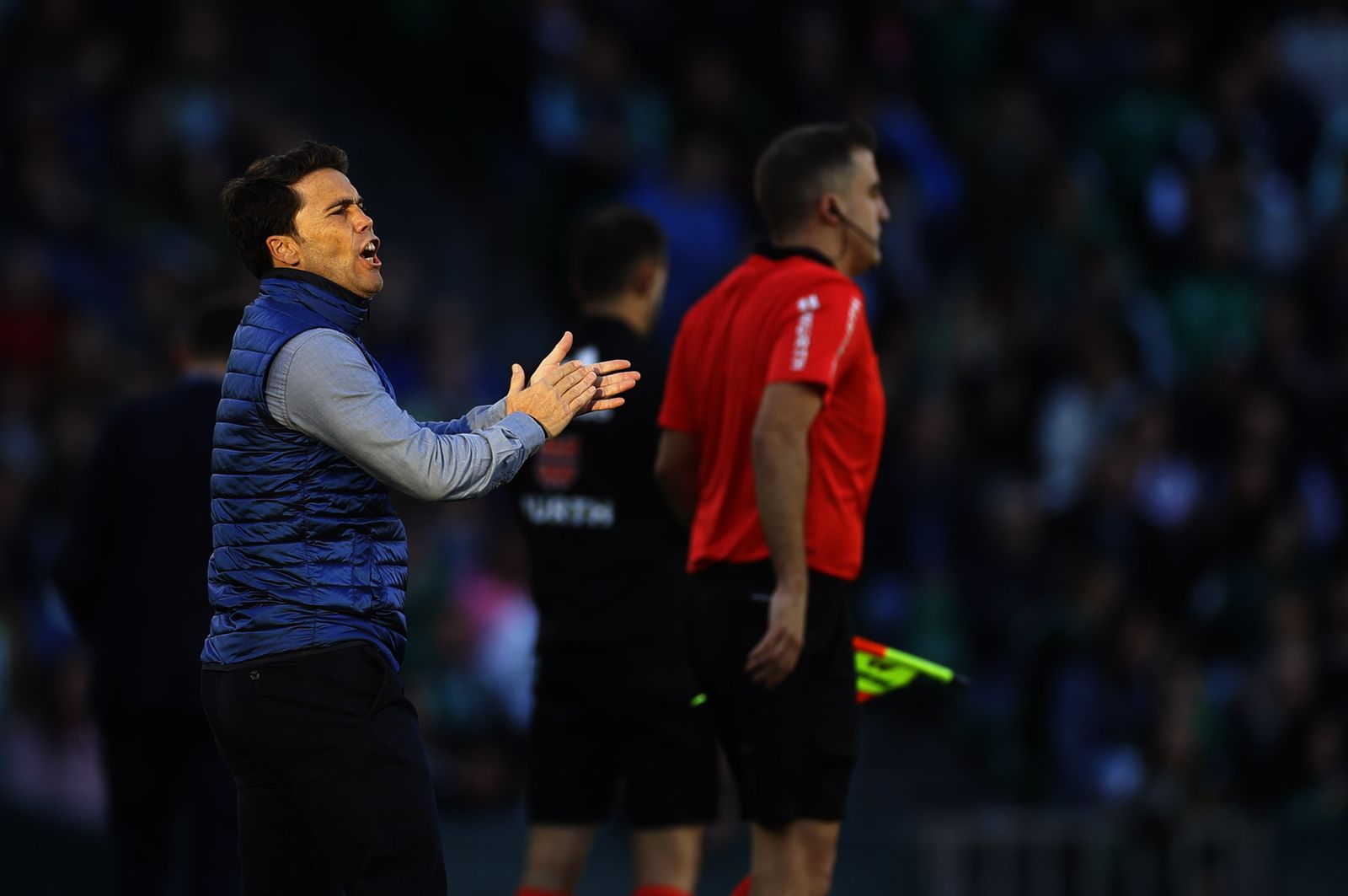 Rubi, durante un encuentro de la presente temporada.