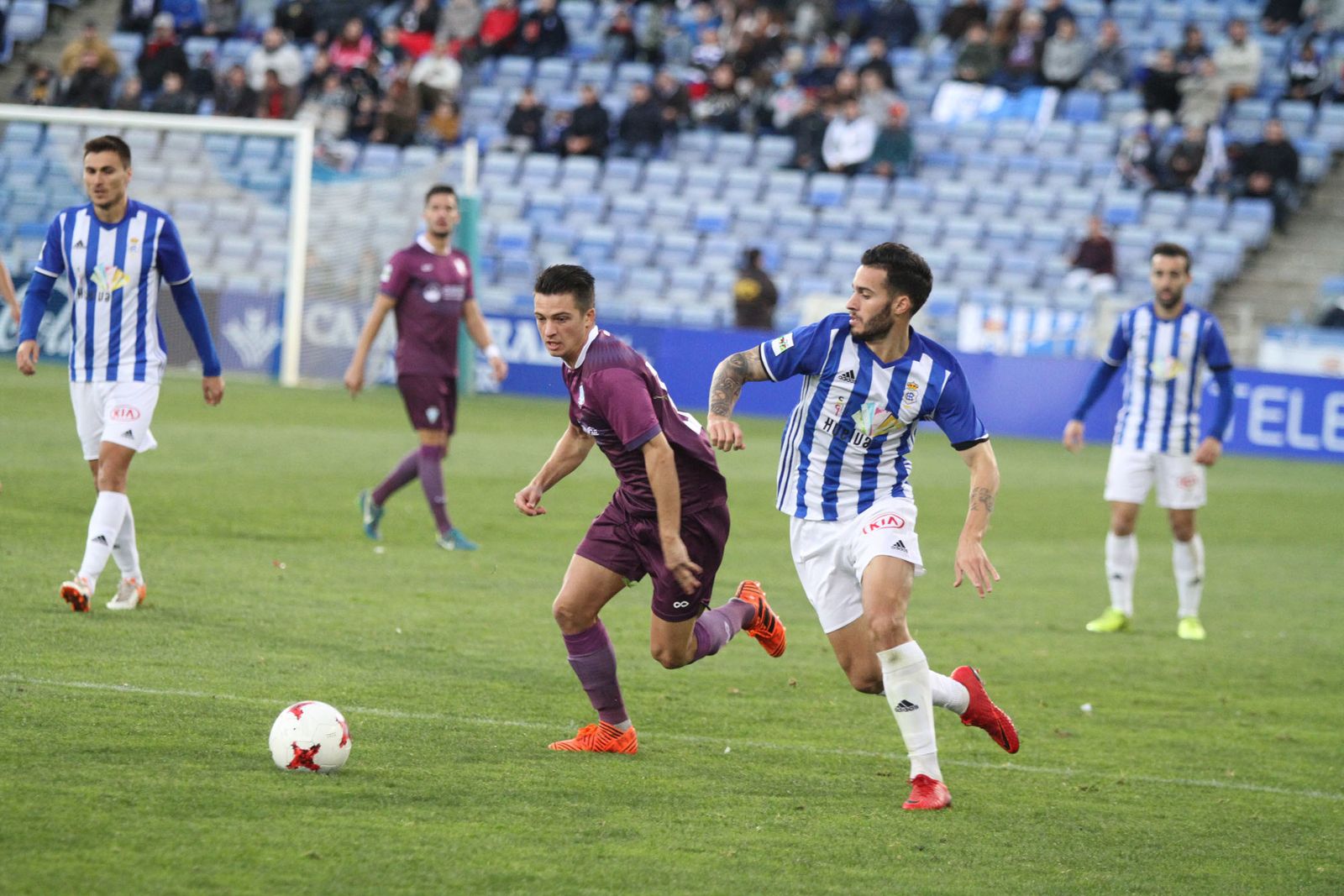 Imágenes del partido entre el Recreativo de Huelva y Jumilla