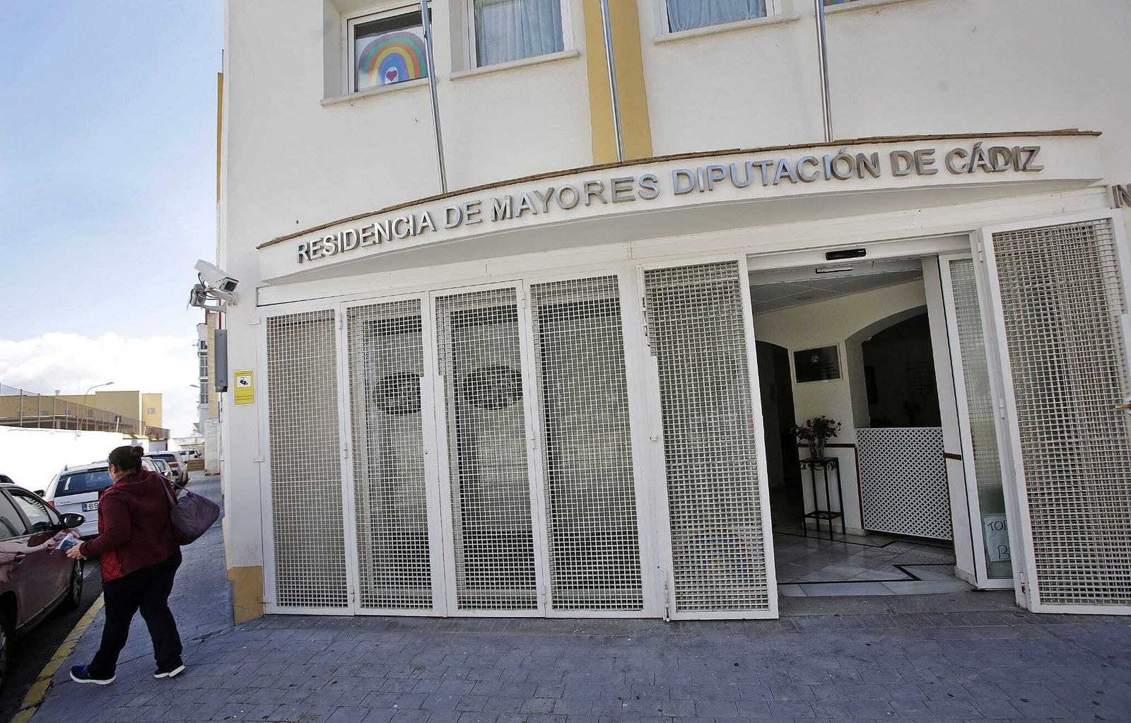 La residencia de mayores de la Diputación Provincial, en la calle Zarza de El Puerto.