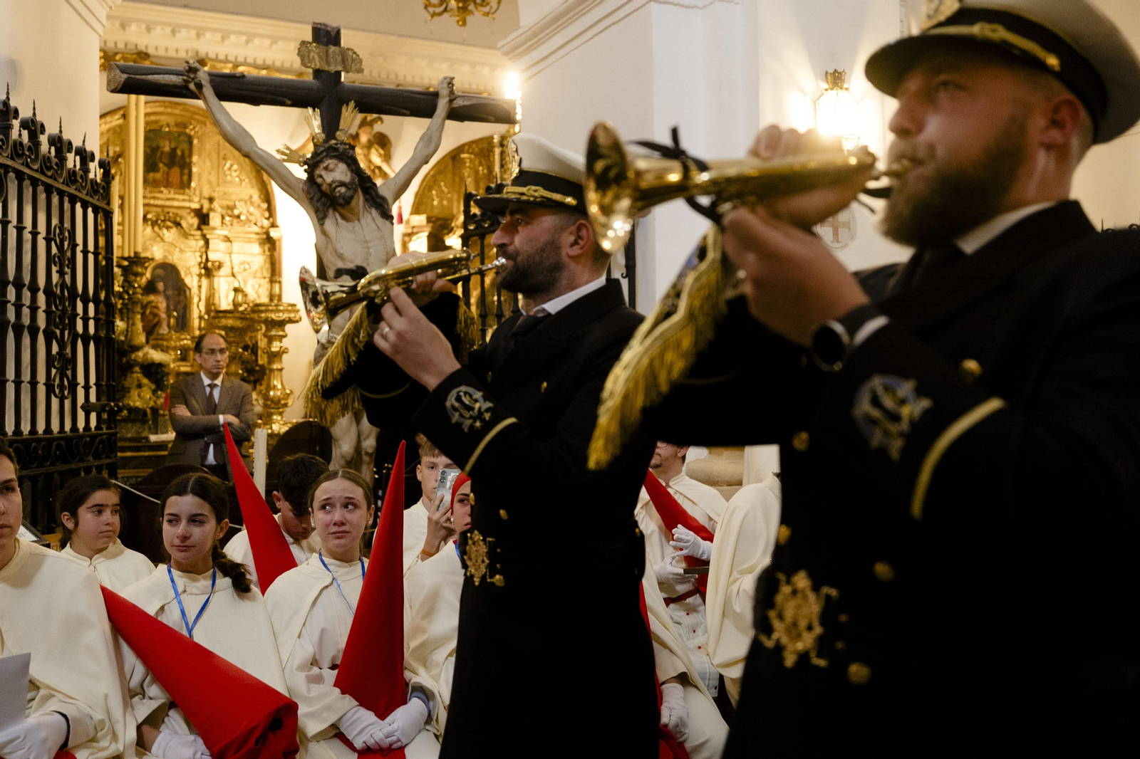 Las imágenes de la cofradía de las Penas en la Semana Santa de Cádiz de 2024