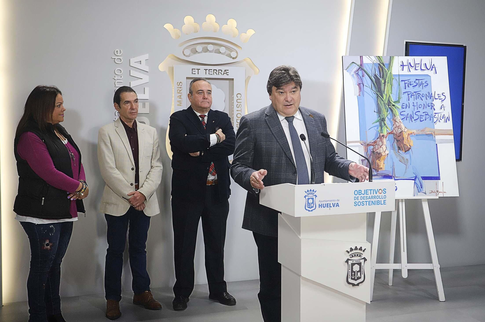 Imágenes de la presentación del cartel anunciador y de la pregonera de las Fiestas Patronales de San Sebastián 2023