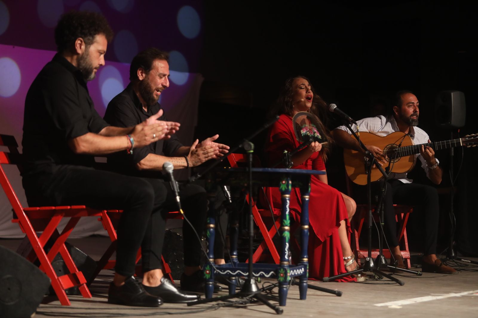 La noche flamenca en el Parque de San Fernando, en imágenes