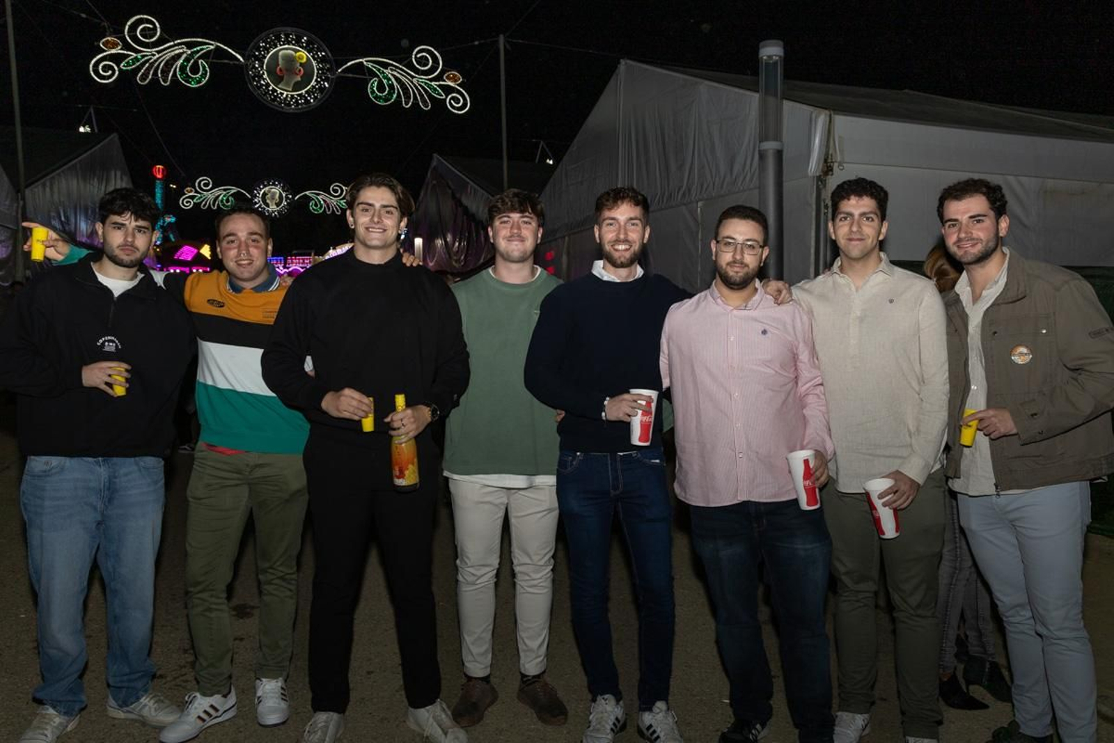 Feria de San Lucas por la noche, en imágenes