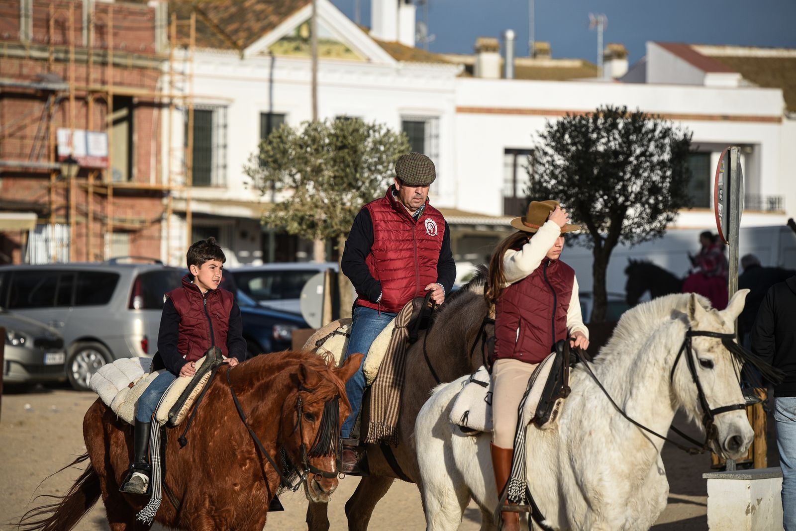 Imágenes del ambiente en la Aldea de El Rocío el domingo 26 de febrero