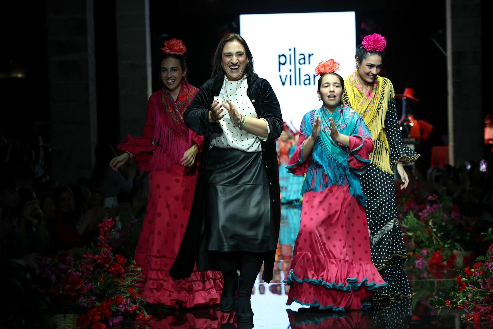Desfile de Pilar Villar en la Pasarela Flamenca Tío Pepe Jerez 2024