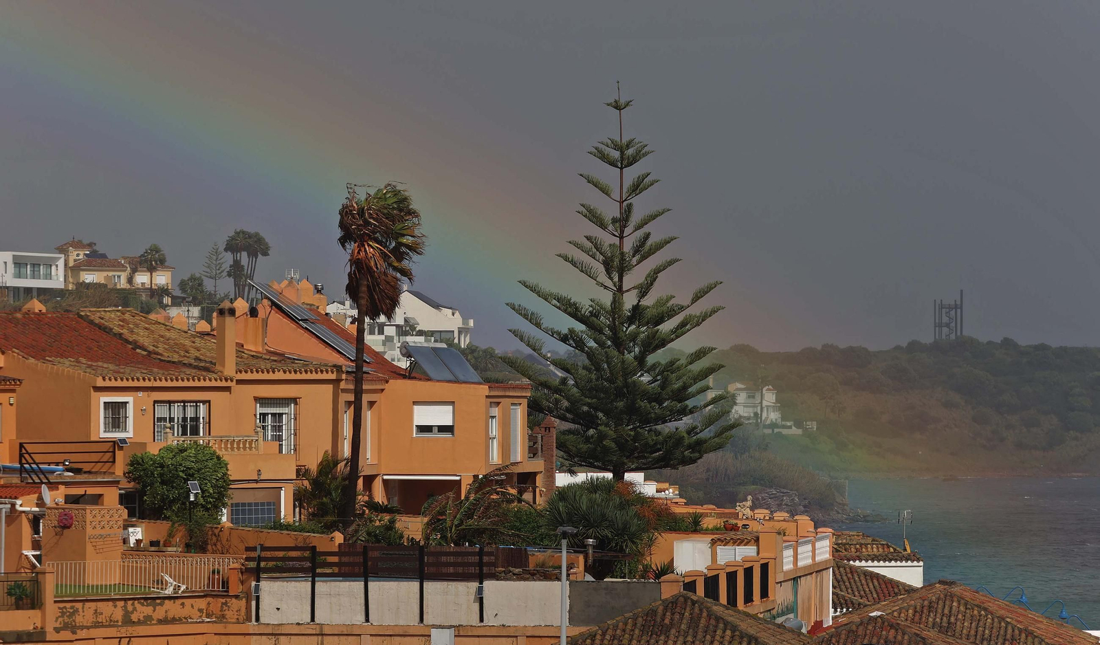 Fotos de los efectos de la borrasca Herminia en Algeciras