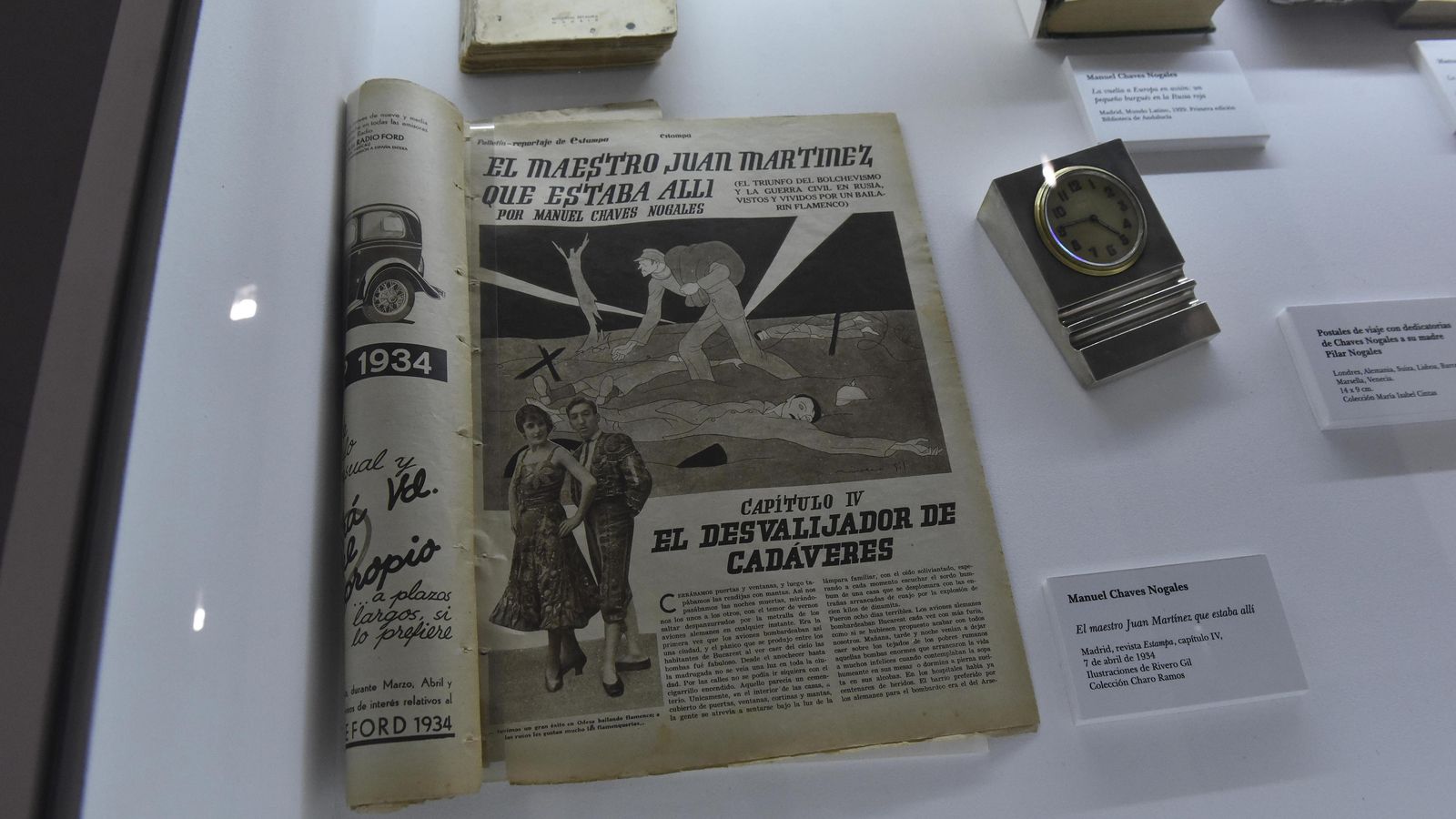 Una de las entregas de 'El maestro Juan Martínez que estaba allí' en un ejemplar de la revista 'Estampa'.