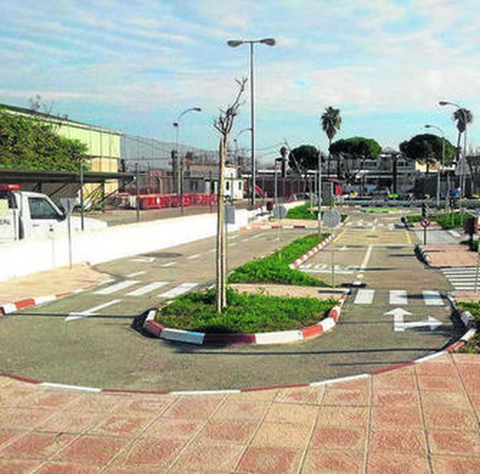 El nuevo circuito de Educación Vial situado junto a la Jefatura.
