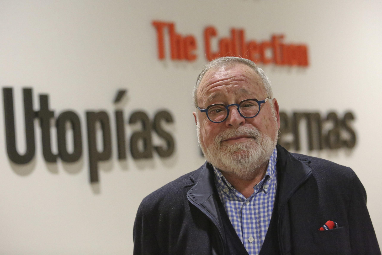 Fernando Savater, este jueves, en el Centro Pompidou.