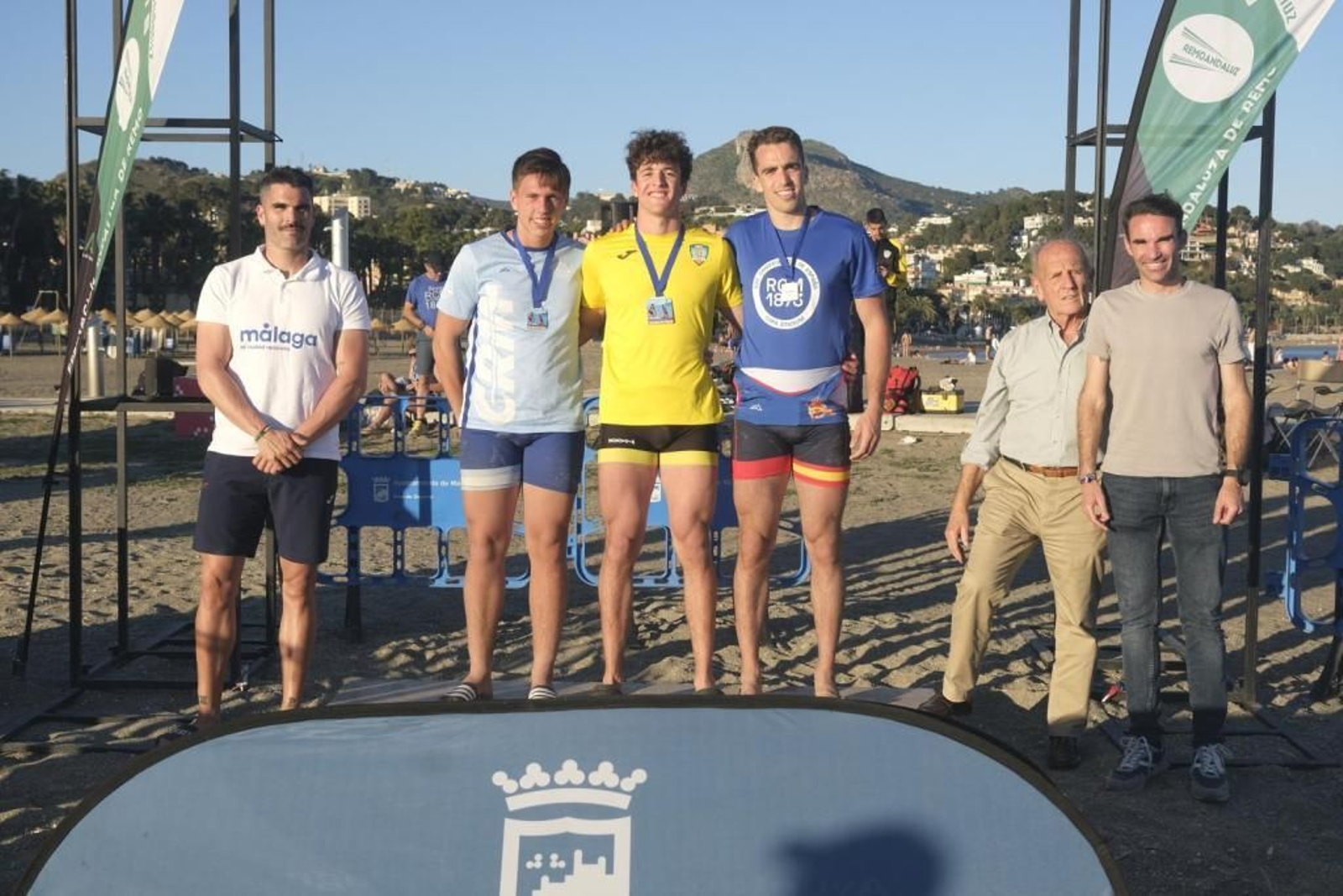Espectáculo en el I Open Costa del Sol Beach Sprint celebrado en Málaga