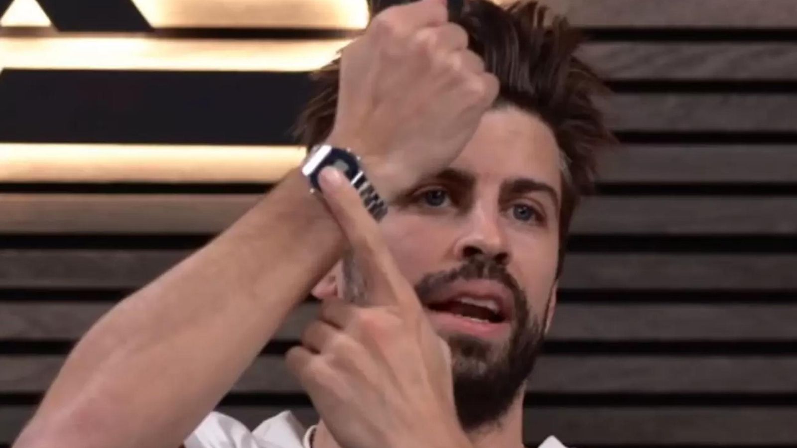 Gerard Piqué en una aparición en el canal de Twitch de la Kings League