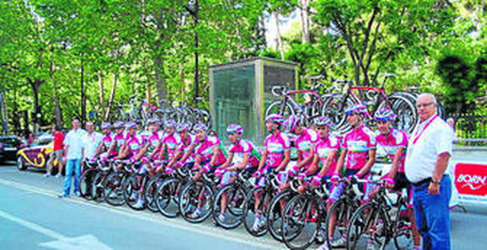 Imagen del equipo convocado para la la Vuelta a España 2010.