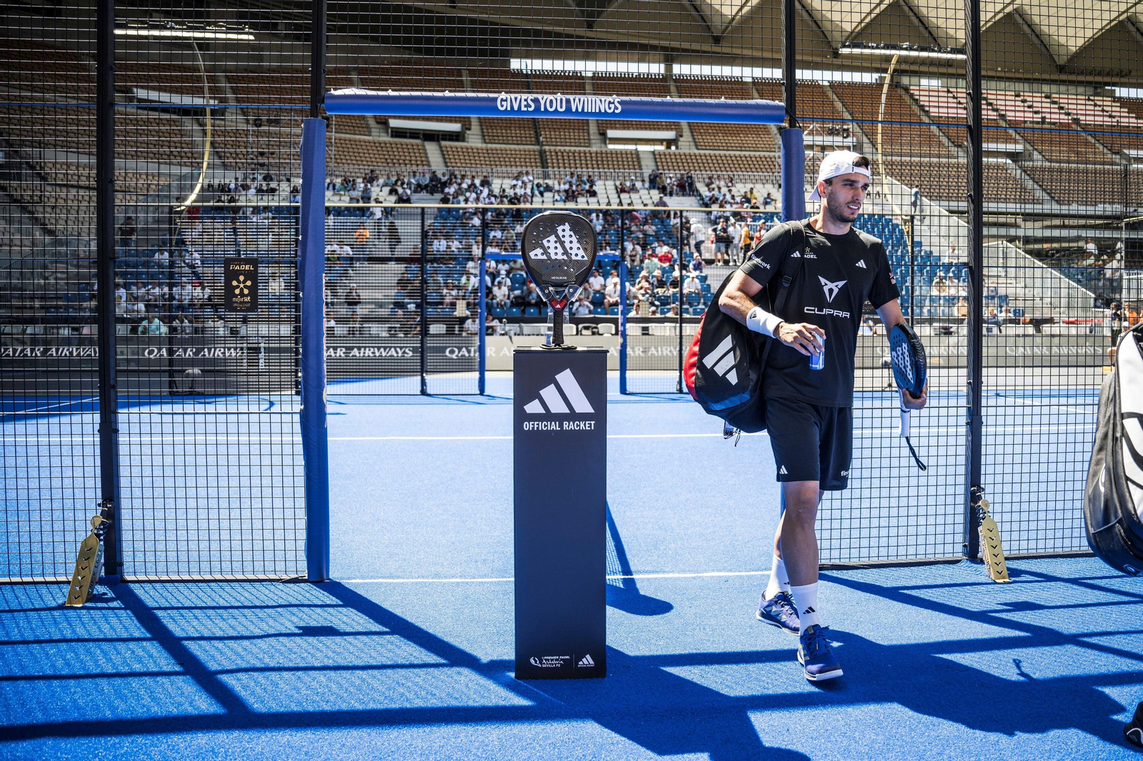 Las mejores fotos de los cuartos de final del pádel en el Estadio de la Cartuja