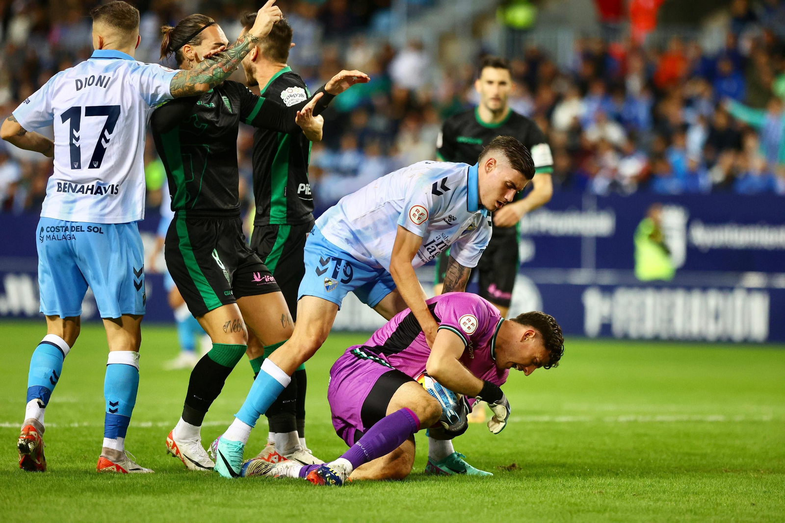 El Málaga CF-Córdoba, en fotos