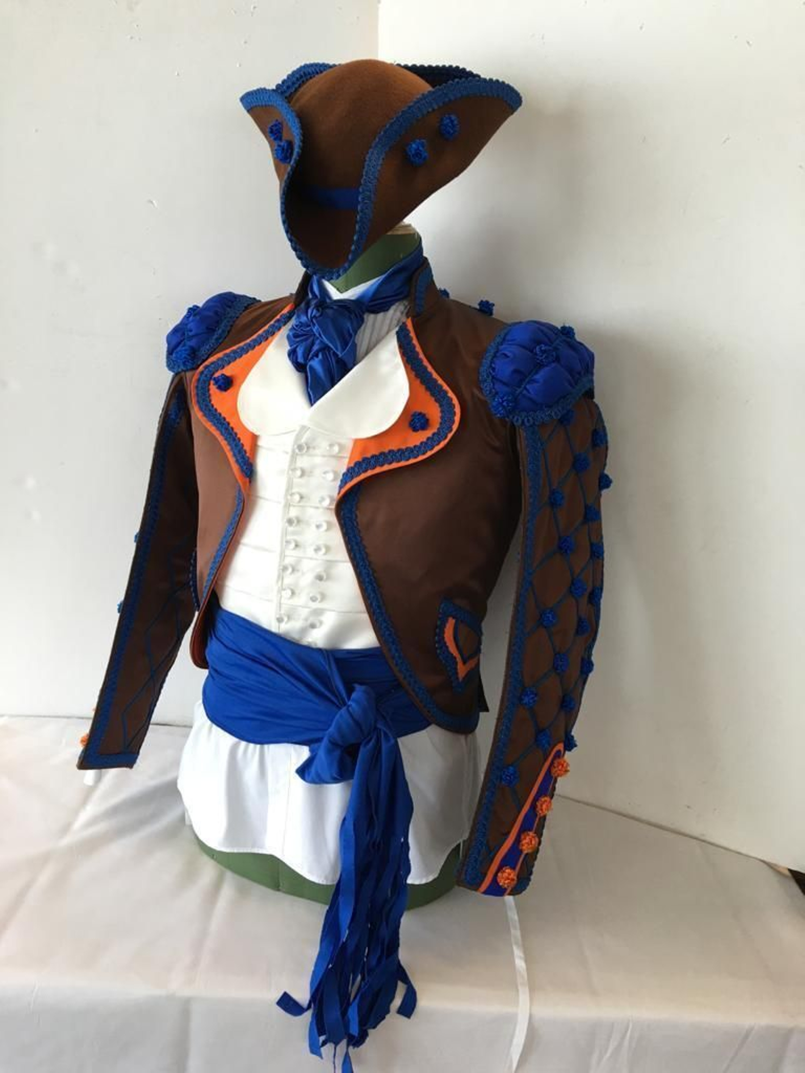 Traje goyesco que lució Esplá en 2016.